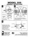 Catamaran Lamp Assembly sheet