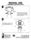 Solo Lamp Assembly Sheet