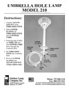 Solo Hole0in-One Lamp Assembly Sheet