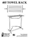 Towel Rack Assembly Sheet
