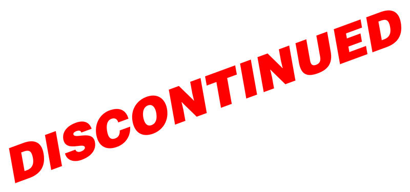 discontinued text