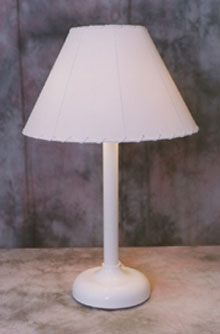 Traditional Shade Lamp Table Top 112 -white color